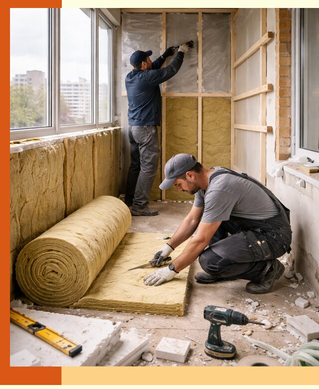 Утепление балкона под ключ в Сочи качественно и быстро